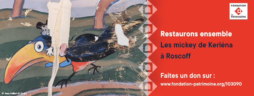 Restaurons ensemble
Les mickey de Kerléna à Roscoff
Faites un don sur www.fondation-patrimoine.org/103090